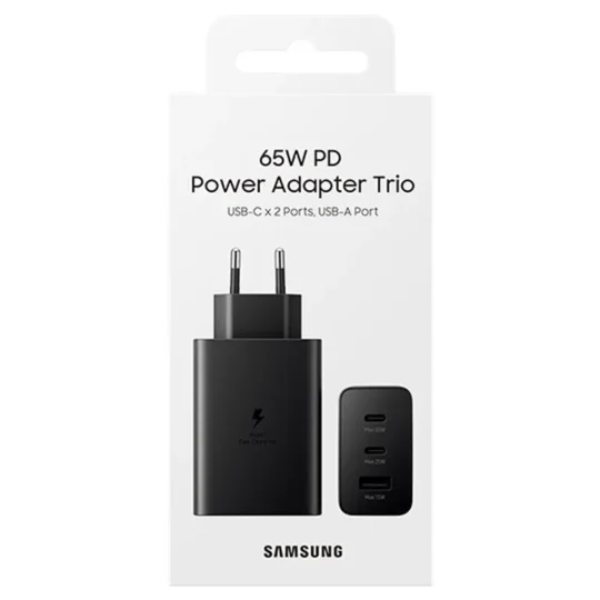 65W Trio Power Adapter Retail Package