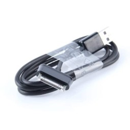 30 Pin to USB-Cable Black (1m) Bulk Original